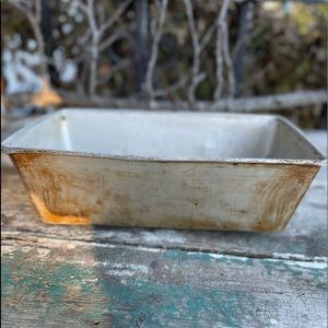 Vintage Mirro Aluminum bread pan farmhouse decor